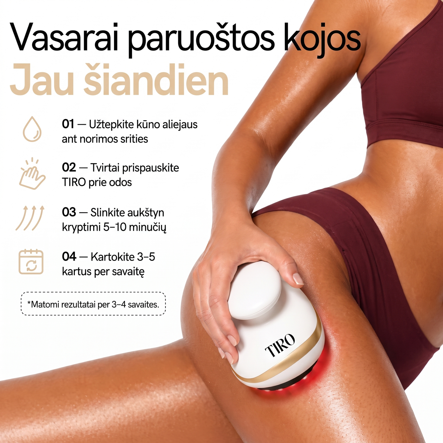 TIRO™ Vakuuminis Anticeliulitinis Masažuoklis